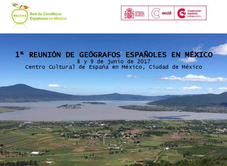 cartel reunion de geografos espanoles en mexico